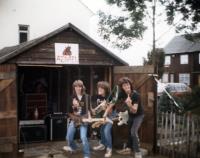 Left to right: Alan, John and Nat in a rare moment of immaturity